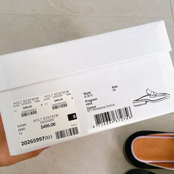 BRAND NEW GANNI SLIDES, SIZE 38 WITH BOX - Picture 9 of 9